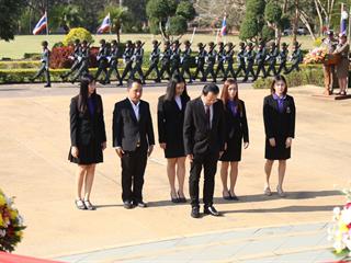 มหาวิทยาลัยพะเยา,เข้าร่วมพิธีสักการะพระอนุสาวรีย์พญางำเมือง,เนื่องในโอกาสวันคล้ายวันสถาปนาค่ายพญางำเมือง