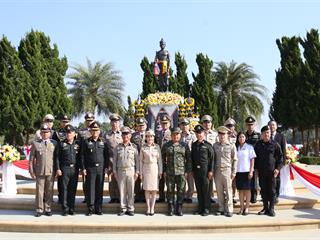 มหาวิทยาลัยพะเยา,เข้าร่วมพิธีสักการะพระอนุสาวรีย์พญางำเมือง,เนื่องในโอกาสวันคล้ายวันสถาปนาค่ายพญางำเมือง