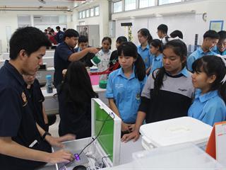 นักเรียนโรงเรียนเทศบาล,6,นครเชียงราย,เข้าเยี่ยมชมศึกษาดูงานคณะวิศวกรรมศาสตร์