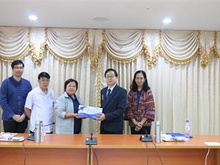 คณะแพทยศาสตร์,มหาวิทยาลัยพะเยา,ยินดีต้อนรับคณะศึกษาดูงานจาก,วิทยาลัยการแพทย์แผนไทย,มหาวิทยาลัยเทคโนโลยีราชมงคลธัญบุรี,