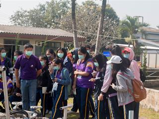 นิสิต,SEEN,ได้เข้าศึกษาดูงานระบบบำบัดน้ำเสีย,ของโรงพยาบาลพะเยา,จังหวัดพะเยา