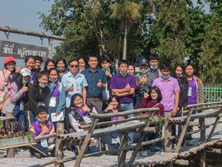 นิสิต,SEEN,ได้เข้าศึกษาดูงานระบบบำบัดน้ำเสีย,ของโรงพยาบาลพะเยา,จังหวัดพะเยา
