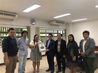 คณะสถาปัตยกรรมศาสตร์และศิลปกรรมศาสตร์,มอบของขวัญและสวัสดีปีใหม่ผู้บริหารมหาวิทยาลัยพะเยา