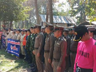 มหาวิทยาลัยพะเยา,เข้าร่วมพิธีปล่อยชุดลาดตระเวน,เฝ้าระวังและรณรงค์ประชาสัมพันธ์เชิงรุกเพื่อป้องกันไฟป่าและหมอกควัน,จ.พะเยา