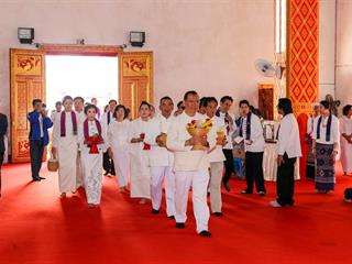 มหาวิทยาลัยพะเยา,ร่วมกับเทศบาลเมืองพะเยา,และจังหวัดพะเยา,จัดโครงการ"กว๊านพะเยาสายน้ำแห่งชีวิต,ตานข้าวทิพย์พระเจ้าตนหลวง",เพื่อส่งเสริมวัฒนธรรมประเพณี,วิถีชีวิต,และประชาสัมพันธ์,ด้านการท่องเที่ยวของจังหวัดพะเยา