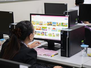 คณะศิลปศาสตร์จัดโครงการ,“อ่านได้เขียนคล่องผ่านนิทาน”,กิจกรรมที่,4,“การสร้าง,E,book”
