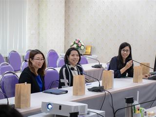 คณะศิลปศาสตร์ให้การต้อนรับคณะผู้บริหารโรงเรียนสอนภาษาญี่ปุ่นดอลฟิน,และบริษัทจัดหางาน,เอบีซี,ไทยเจแปน,จำกัด