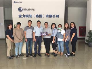 คณาจารย์สาขาวิชาภาษาจีน,คณะศิลปศาสตร์,มหาวิทยาลัยพะเยา,เดินทางไปนิเทศงาน,นิสิตสาขาวิชาภาษาจีนเข้าฝึกปฏิบัติสหกิจศึกษา,ปีการศึกษา,2561,ณ,สถานประกอบการ