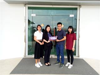 คณาจารย์สาขาวิชาภาษาจีน,คณะศิลปศาสตร์,มหาวิทยาลัยพะเยา,เดินทางไปนิเทศงาน,นิสิตสาขาวิชาภาษาจีนเข้าฝึกปฏิบัติสหกิจศึกษา,ปีการศึกษา,2561,ณ,สถานประกอบการ