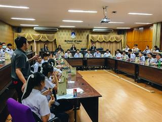 คณะนิติศาสตร์,ต้อนรับนักเรียน,โรงเรียนสาธิตมหาวิทยาลัยพะเยา