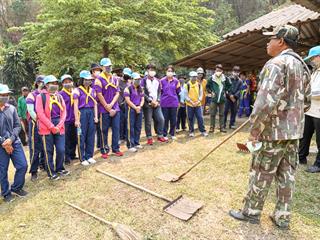 จิตอาสา,ม.พะเยา,ร่วมสร้างแนวกันไฟ,“วนอุทยานร่องคำหลวง”