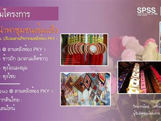คณะรัฐศาสตร์และสังคมศาสตร์,มหาวิทยาลัยพะเยา,ดำเนินโครงการภูมิปัญญานำพาชุมชนเข้มแข็ง