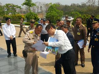 เตรียมการรับเสด็จ,ฯ,สมเด็จพระเทพรัตนราชสุดา,ฯ,สยามบรมราชกุมารี,และเข้าตรวจพื้นที่,มหาวิทยาลัยพะเยา