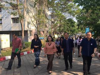 อธิการบดีมหาวิทยาลัยพะเยา,ลงพื้นที่เยี่ยมนิสิตหอพักมหาวิทยาลัยพะเยา(UP,DORM)