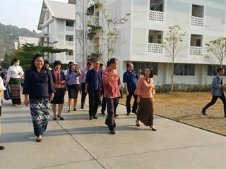 อธิการบดีมหาวิทยาลัยพะเยา,ลงพื้นที่เยี่ยมนิสิตหอพักมหาวิทยาลัยพะเยา(UP,DORM)