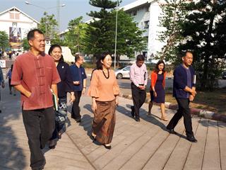 อธิการบดีมหาวิทยาลัยพะเยา,ลงพื้นที่เยี่ยมนิสิตหอพักมหาวิทยาลัยพะเยา(UP,DORM)