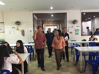 อธิการบดีมหาวิทยาลัยพะเยา,ลงพื้นที่เยี่ยมนิสิตหอพักมหาวิทยาลัยพะเยา(UP,DORM)