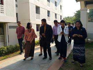 อธิการบดีมหาวิทยาลัยพะเยา,ลงพื้นที่เยี่ยมนิสิตหอพักมหาวิทยาลัยพะเยา(UP,DORM)