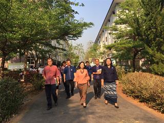 อธิการบดีมหาวิทยาลัยพะเยา,ลงพื้นที่เยี่ยมนิสิตหอพักมหาวิทยาลัยพะเยา(UP,DORM)