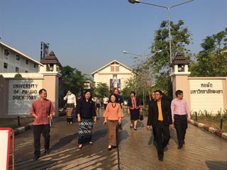 อธิการบดีมหาวิทยาลัยพะเยา,ลงพื้นที่เยี่ยมนิสิตหอพักมหาวิทยาลัยพะเยา(UP,DORM)