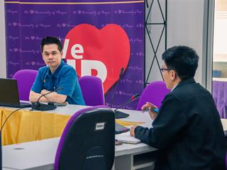 คณะเทคโนโลยีสารสนเทศและการสื่อสาร,มหาวิทยาลัยพะเยา,จัดอบรมเรื่อง,แนวทางการให้คำปรึกษาและช่วยเหลือด้านสุขภาพจิตแก่นิสิต,สำหรับบุคลากร
