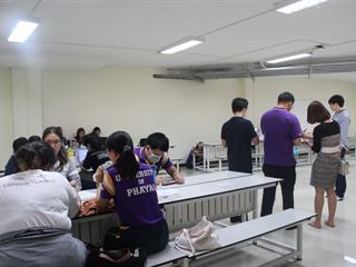 การตรวจวัด,PM,2.5,ภายในอาคารศูนย์บรรณสารและสื่อการศึกษา,โดยทีมอาจารย์สาขาวิชาอาชีวอนามัยและความปลอดภัย,มหาวิทยาลัยพะเยา