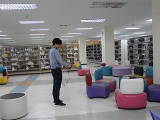การตรวจวัด,PM,2.5,ภายในอาคารศูนย์บรรณสารและสื่อการศึกษา,โดยทีมอาจารย์สาขาวิชาอาชีวอนามัยและความปลอดภัย,มหาวิทยาลัยพะเยา