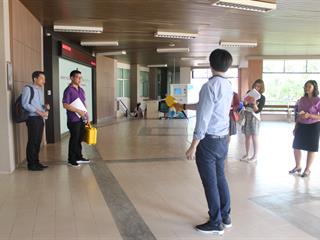 การตรวจวัด,PM,2.5,ภายในอาคารศูนย์บรรณสารและสื่อการศึกษา,โดยทีมอาจารย์สาขาวิชาอาชีวอนามัยและความปลอดภัย,มหาวิทยาลัยพะเยา