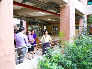 คณะผู้บริหารมหาวิทยาลัยพะเยา,ลงพื้นที่,SAFE,ZONE,,ศูนย์บรรณสารและสื่อการศึกษา