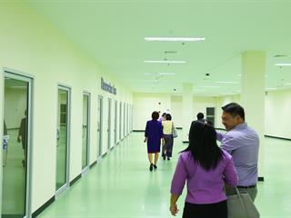 คณะผู้บริหารมหาวิทยาลัยพะเยา,ลงพื้นที่,SAFE,ZONE,,ศูนย์บรรณสารและสื่อการศึกษา