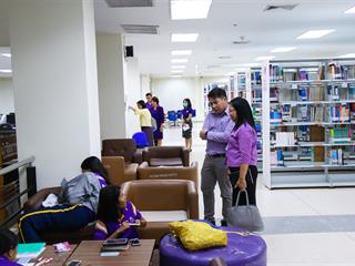 คณะผู้บริหารมหาวิทยาลัยพะเยา,ลงพื้นที่,SAFE,ZONE,,ศูนย์บรรณสารและสื่อการศึกษา