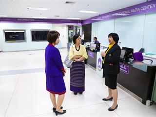 คณะผู้บริหารมหาวิทยาลัยพะเยา,ลงพื้นที่,SAFE,ZONE,,ศูนย์บรรณสารและสื่อการศึกษา