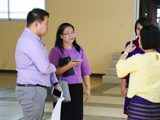 คณะผู้บริหารมหาวิทยาลัยพะเยา,ลงพื้นที่,SAFE,ZONE,,ศูนย์บรรณสารและสื่อการศึกษา