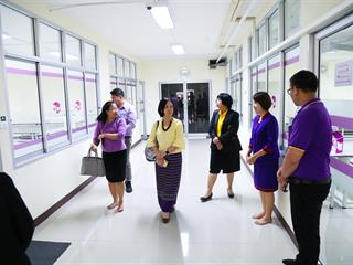 คณะผู้บริหารมหาวิทยาลัยพะเยา,ลงพื้นที่,SAFE,ZONE,,ศูนย์บรรณสารและสื่อการศึกษา