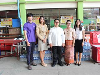 มหาวิทยาลัยพะเยาถวายน้ำดื่มยูเพียว(น้ำดื่มของมหาวิทยาลัยพะเยา),สนับสนุนกิจกรรมทางศาสนาของชุมชน