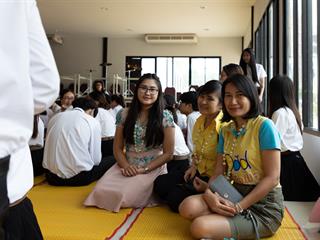 งานกิจการนิสิตและสโมสรนิสิต,คณะทันตแพทยศาสตร์,จัดพิธีรดน้ำดำหัว,ประเพณีปี๋ใหม่เมือง,ประจำปีการศึกษา,2562