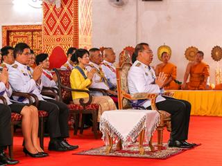ม.พะเยา,เข้าร่วมพิธีเวียนเทียนสมโภชน้ำอภิเษก,ในงานพระราชพิธีบรมราชาภิเษก