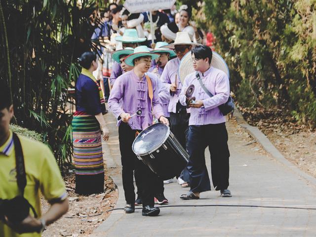 สืบฮีต,โตยฮอย,ป๋าเวณี,ปี๋ใหม่เมือง,ม.พะเยา,ประจำปี,2562.