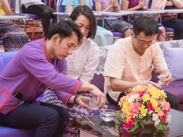 คณะศิลปศาสตร์จัดโครงการ,“สุขสะหรี,ปี๋ใหม่เมือง,และทำบุญคณะศิลปศาสตร์”