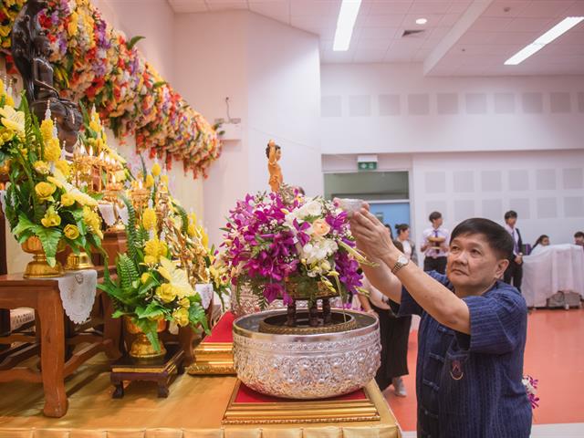 คณะศิลปศาสตร์จัดโครงการ,“สุขสะหรี,ปี๋ใหม่เมือง,และทำบุญคณะศิลปศาสตร์”