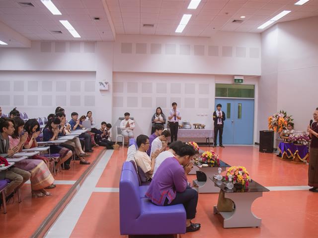 คณะศิลปศาสตร์จัดโครงการ,“สุขสะหรี,ปี๋ใหม่เมือง,และทำบุญคณะศิลปศาสตร์”