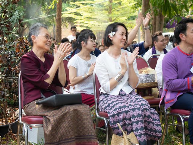 คณะศิลปศาสตร์เข้าร่วมโครงการ,“สืบฮีต,โตยฮอย,ป๋าเวณี,ปี๋ใหม่เมือง,ม.พะเยา”,,ประจำปี,2562,ณ,สวนพฤกษศาสตร์,บริเวณด้านหลังอาคารสำนักงานอธิการบดี