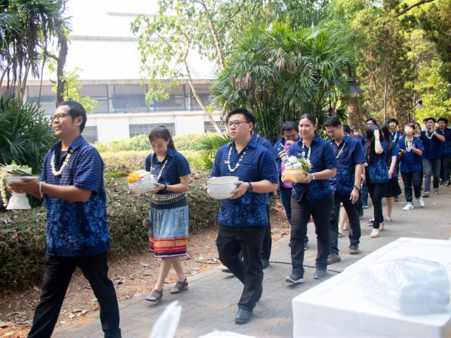 คณะศิลปศาสตร์เข้าร่วมโครงการ,“สืบฮีต,โตยฮอย,ป๋าเวณี,ปี๋ใหม่เมือง,ม.พะเยา”,,ประจำปี,2562,ณ,สวนพฤกษศาสตร์,บริเวณด้านหลังอาคารสำนักงานอธิการบดี