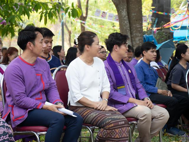 คณะศิลปศาสตร์เข้าร่วมโครงการ,“สืบฮีต,โตยฮอย,ป๋าเวณี,ปี๋ใหม่เมือง,ม.พะเยา”,,ประจำปี,2562,ณ,สวนพฤกษศาสตร์,บริเวณด้านหลังอาคารสำนักงานอธิการบดี