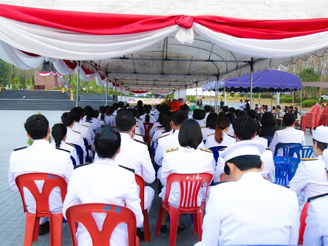 อธิการบดีมหาวิทยาลัยพะเยา,นำคณะผู้บริหาร,คณาจารย์,เจ้าหน้าที่,ประกอบพิธีทำบุญอุทิศถวายเป็นพระราชกุศลแด่ดวงพระวิญญาณสมเด็จพระนเรศวรมหาราช,เนื่องใน,“วันคล้ายวันสวรรคตสมเด็จพระนเรศวรมหาราช”,ประจำปีพุทธศักราช,2562