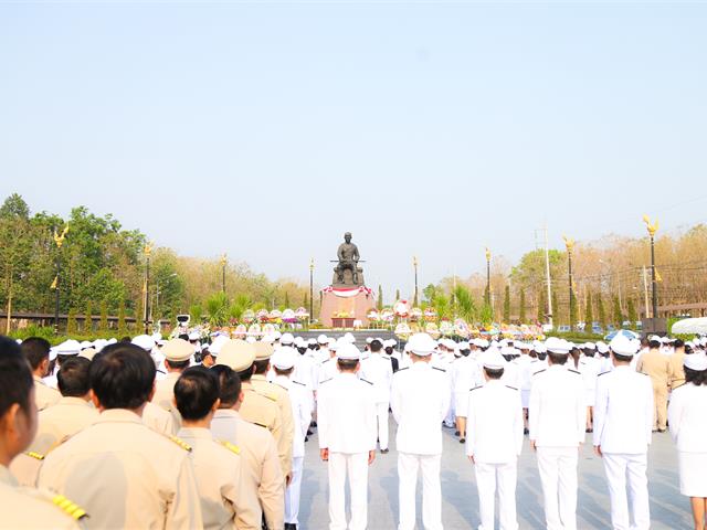 มหาวิทยาลัยพะเยา,เข้าร่วมวางพวงมาลาประกอบพิธีวันคล้ายวันสวรรคตสมเด็จพระนเรศวรมหาราช,ประจำปี,2562