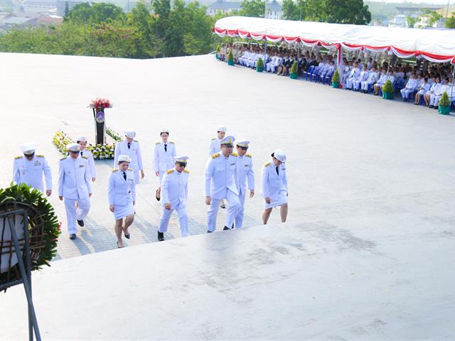 มหาวิทยาลัยพะเยา,เข้าร่วมวางพวงมาลาประกอบพิธีวันคล้ายวันสวรรคตสมเด็จพระนเรศวรมหาราช,ประจำปี,2562