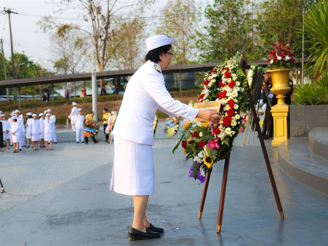 มหาวิทยาลัยพะเยา,เข้าร่วมวางพวงมาลาประกอบพิธีวันคล้ายวันสวรรคตสมเด็จพระนเรศวรมหาราช,ประจำปี,2562