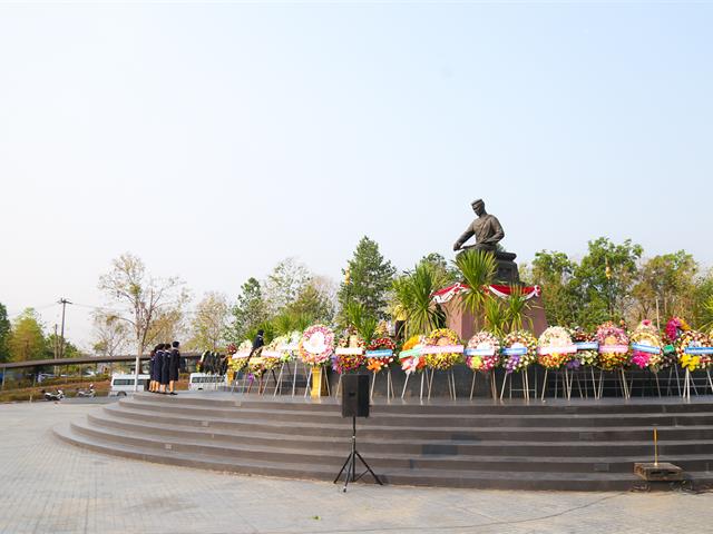 มหาวิทยาลัยพะเยา,เข้าร่วมวางพวงมาลาประกอบพิธีวันคล้ายวันสวรรคตสมเด็จพระนเรศวรมหาราช,ประจำปี,2562