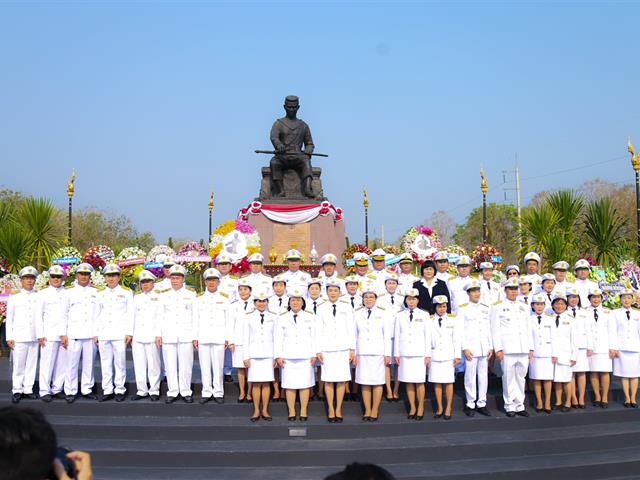 มหาวิทยาลัยพะเยา,เข้าร่วมวางพวงมาลาประกอบพิธีวันคล้ายวันสวรรคตสมเด็จพระนเรศวรมหาราช,ประจำปี,2562